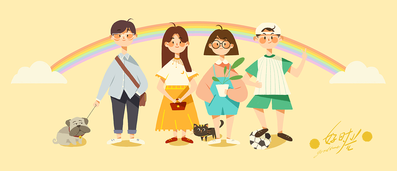 《好时光》系列插画