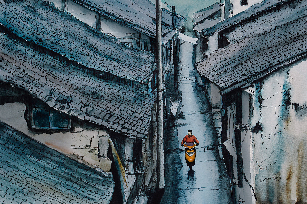 Lanski水彩插画（图ZNzA0NzgzMTY=） - 艺术插画 - 站酷设计师lanskiplanet原创素材 - 站酷ZCOOL