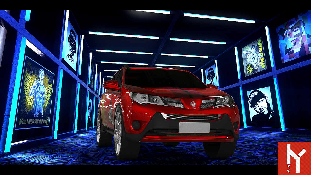 丰田RAV4 海耀(HY)学员作品 数模分享 !