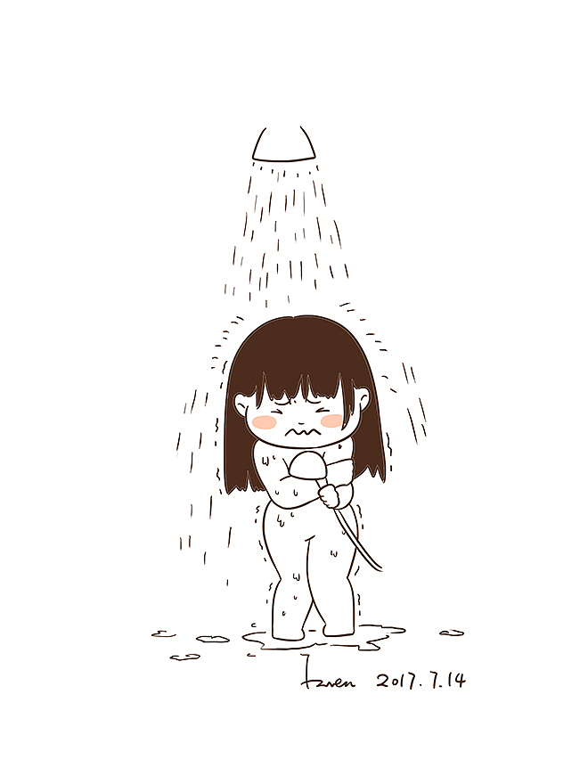 每回我开花洒洗澡,但水却从莲蓬头里出来时
<br>我就很想抽大豪