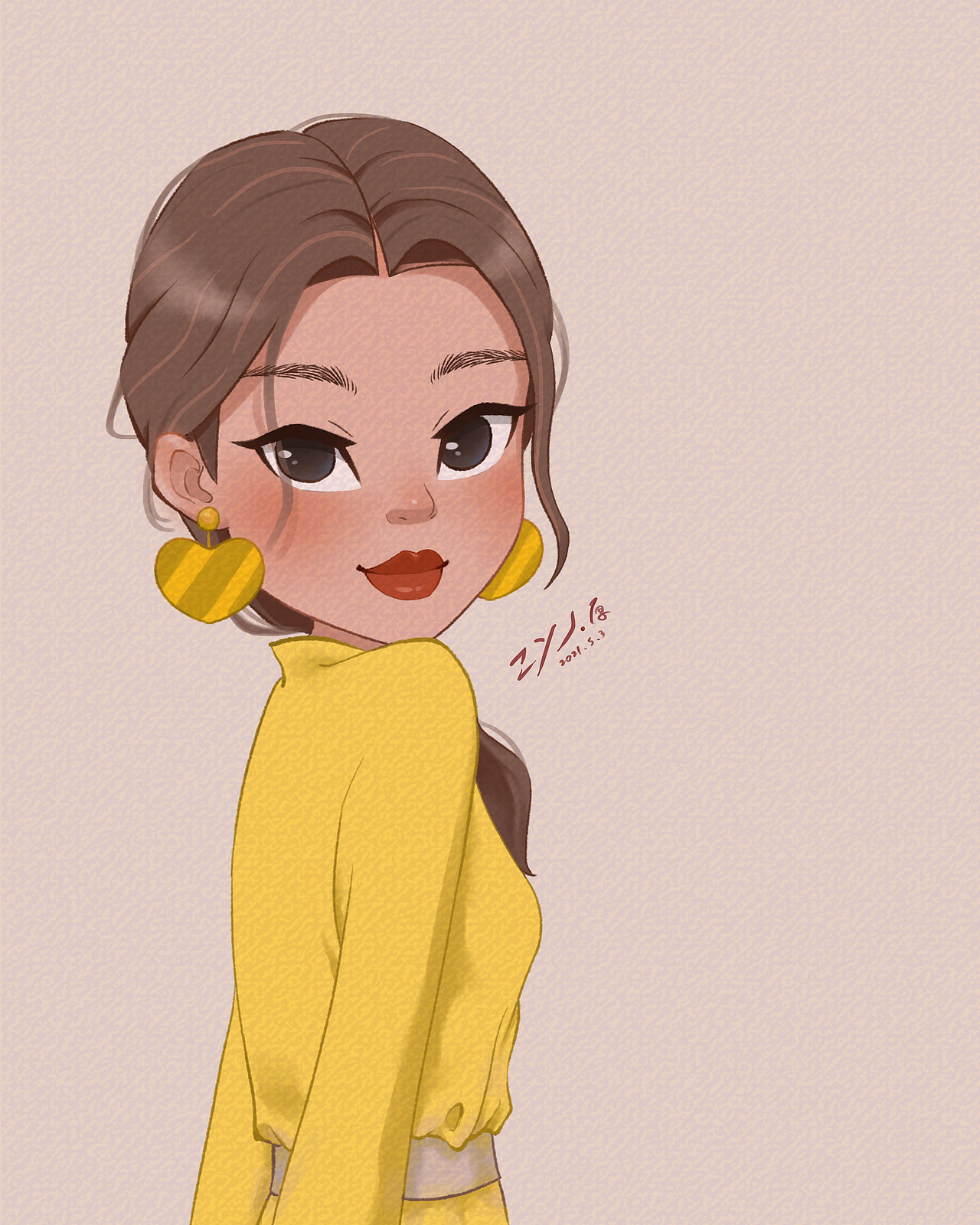 气质这一块儿拿捏的很到位（图ZMjUzNDczMzcy） - 创作习作 - 站酷设计师红豆芙蓉原创素材 - 站酷ZCOOL