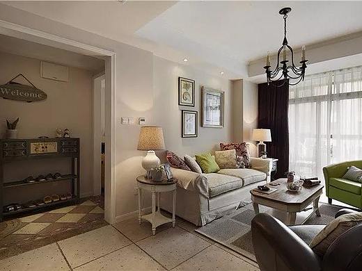 帝王国际美式紧凑二居，舒适温暖格调，浅色更悠闲！（个人主页-ZMzAxMjI5NDA=） - 家装设计 - 站酷设计师大珺17631160439原创素材 - 站酷ZCOOL