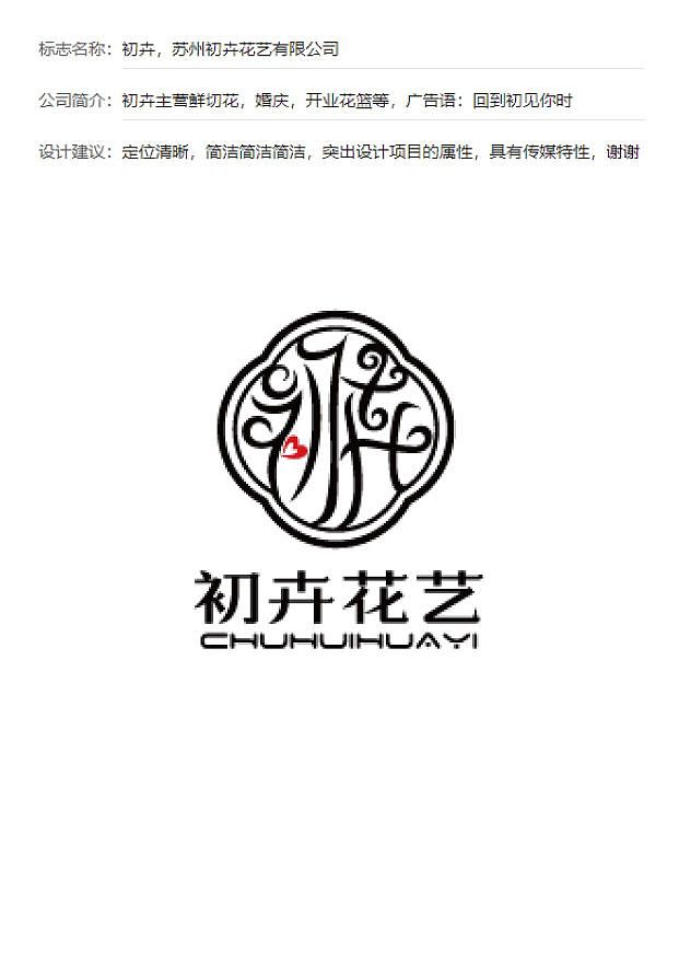 花艺公司企业商标志logo设计