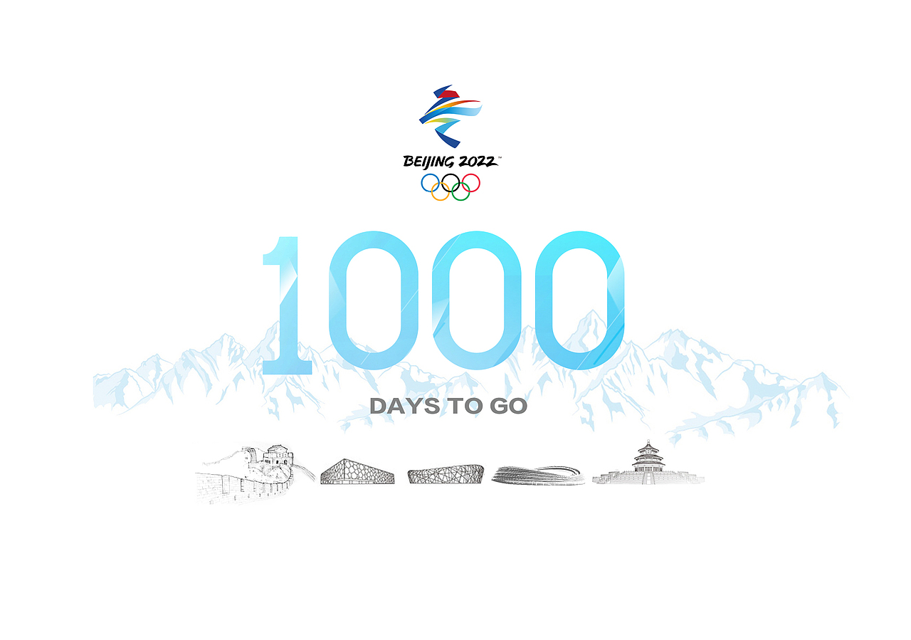 2022冬奥会倒计时1000天
