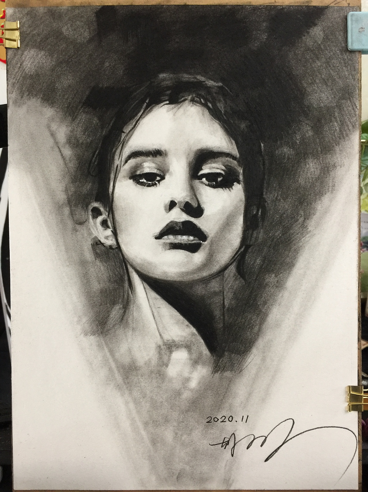 炭笔练习|纯艺术|绘画|cubacandy_原创作品-站酷(zcool)