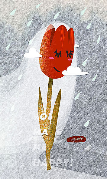 花兒（圖ZMjU0MTE3OTY=） - 商業(yè)插畫 - 站酷設(shè)計(jì)師kekedou123原創(chuàng)素材 - 站酷ZCOOL