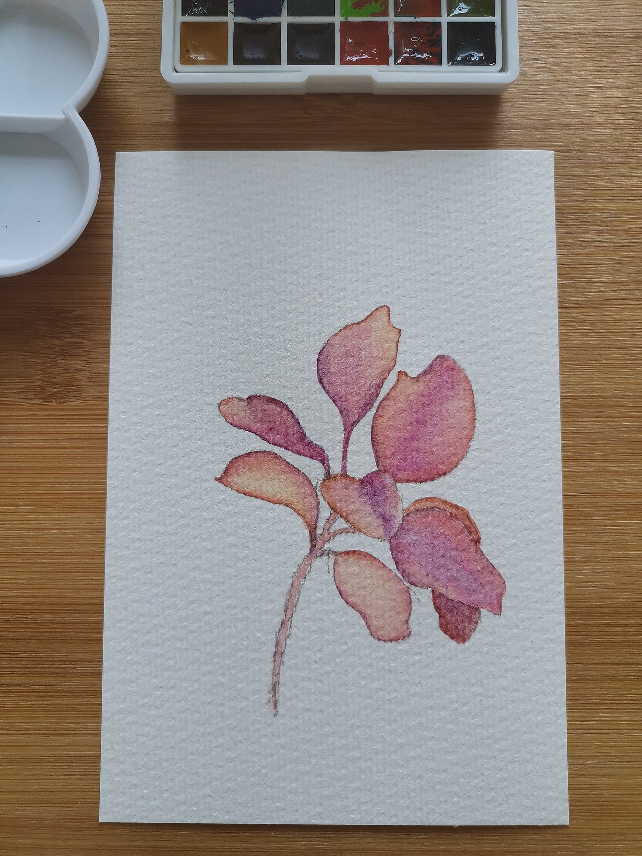 临摹|水彩叶子（图ZMjY0OTUzMzYw） - 绘画 - 站酷设计师Joan_Design原创素材 - 站酷ZCOOL