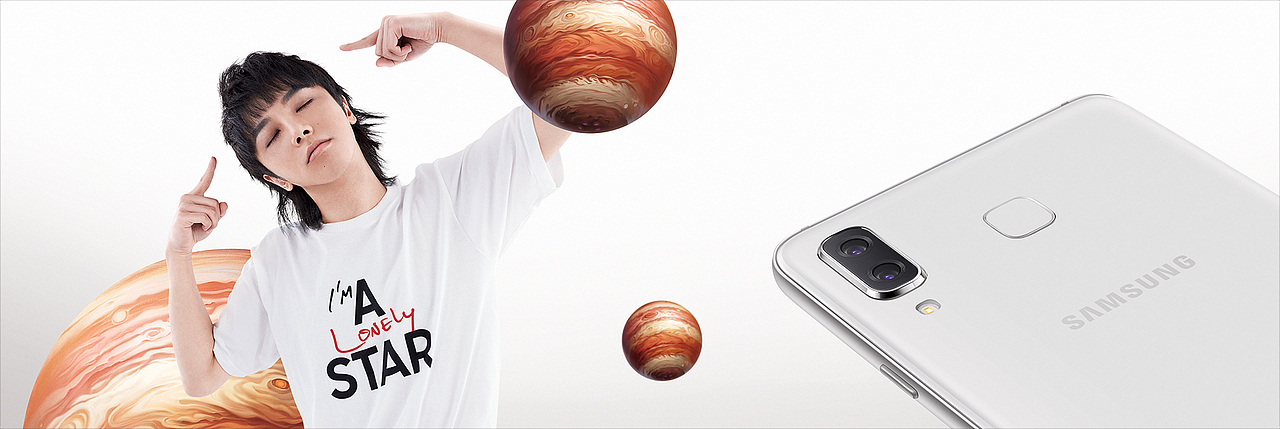 华晨宇代言三星手机平面广告（图ZMTg2MTMyMzY0） - 修图/后期 - 站酷设计师汽车修图Jesn原创素材 - 站酷ZCOOL