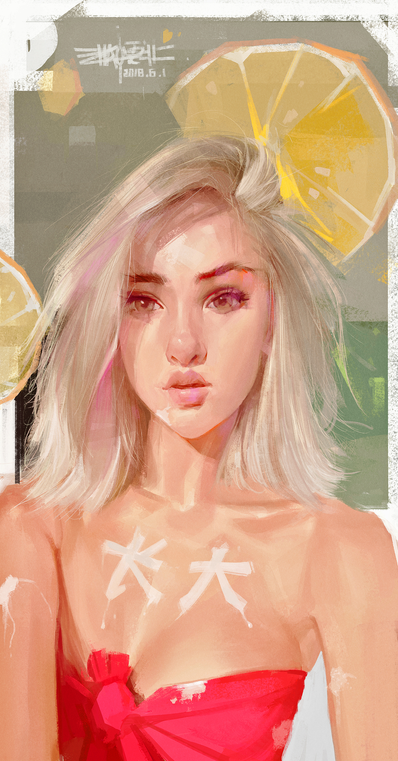 赵震北手绘的の101个女孩