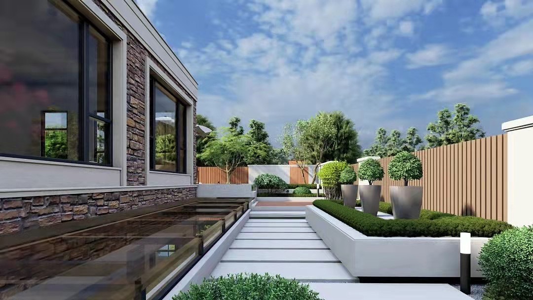 室外花园效果图