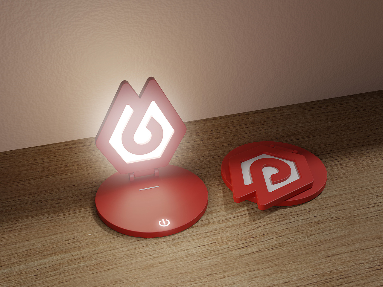 「即时造生活」折叠手机支架灯