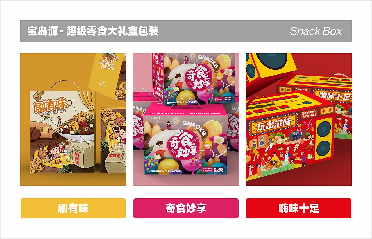 「宝岛源」系列零食大礼包(图ZMjY3MzE1Mjg4) - 包装 - 站酷设计师二毛Maxwell原创素材 - 站酷ZCOOL
