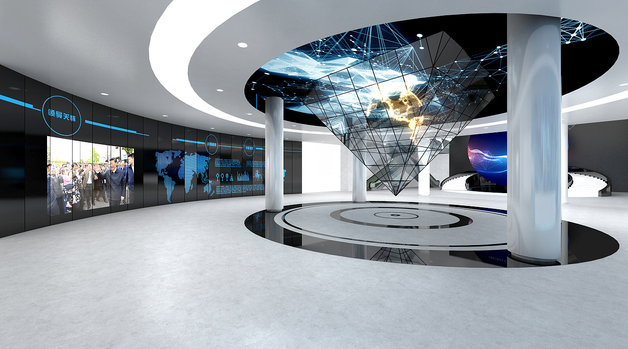 创新馆入口设计|空间|展示设计 |直立的蜗牛 - 原创作品 - 站酷