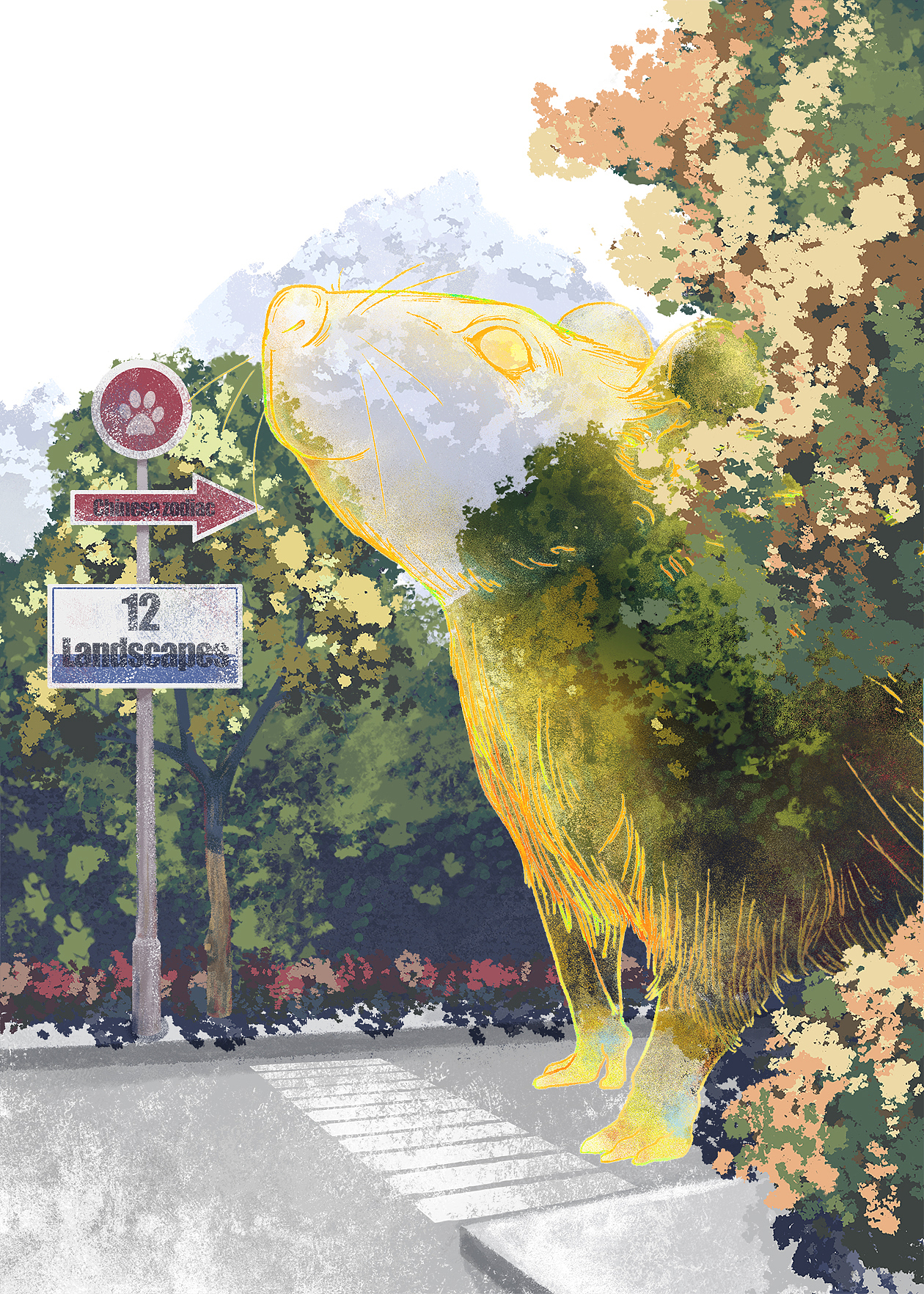 寻找生肖（图ZMTI5NTUzNDM2） - 商业插画 - 站酷设计师A飘加把劲原创素材 - 站酷ZCOOL