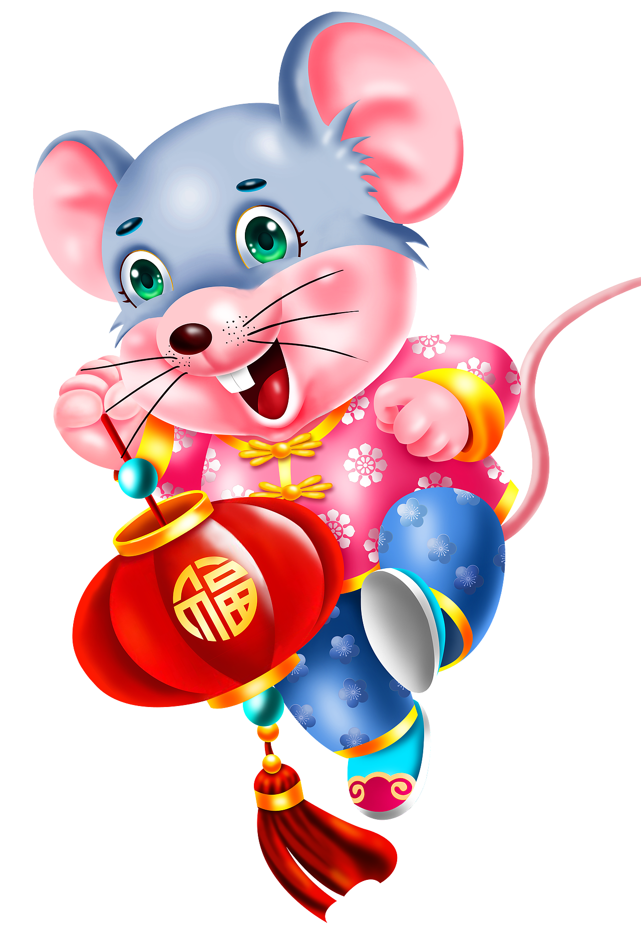 鼠来送福（图ZMTgwNDM5MTgw） - 单幅漫画 - 站酷设计师俺哩部落原创素材 - 站酷ZCOOL