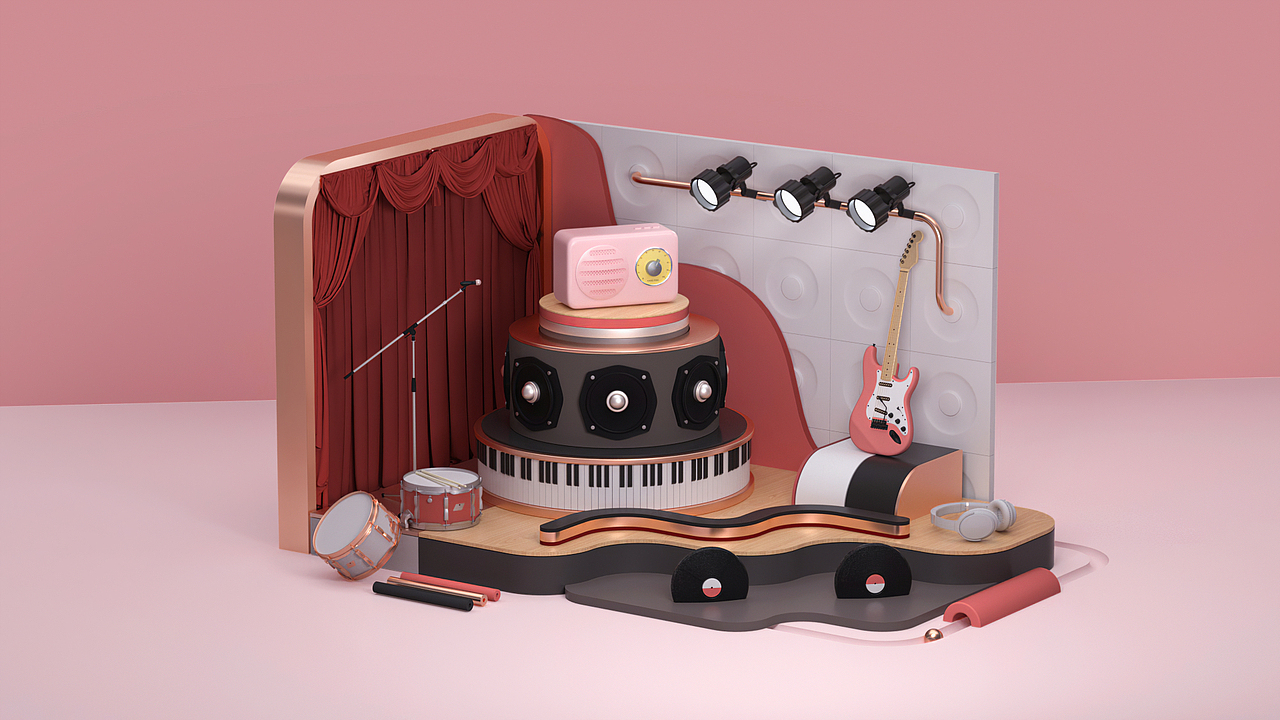 Octane Render渲染练习（图ZMTg2Nzk0NjQ0） - 其他三维 - 站酷设计师翘翘日志原创素材 - 站酷ZCOOL