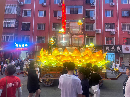 仿古花车还原