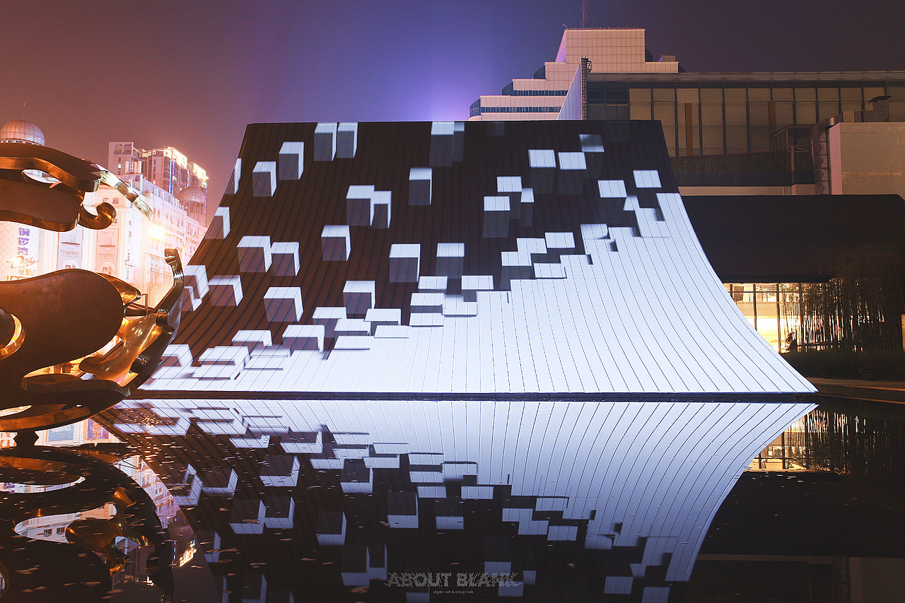 远洋东方境·世界观 建筑投影秀