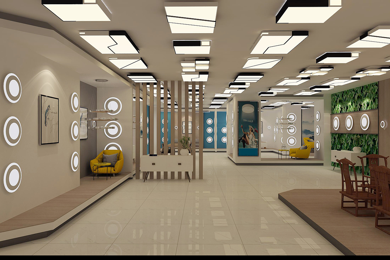 家居|空间|家装设计|灯饰展厅设计_原创作品-站酷(zcool)