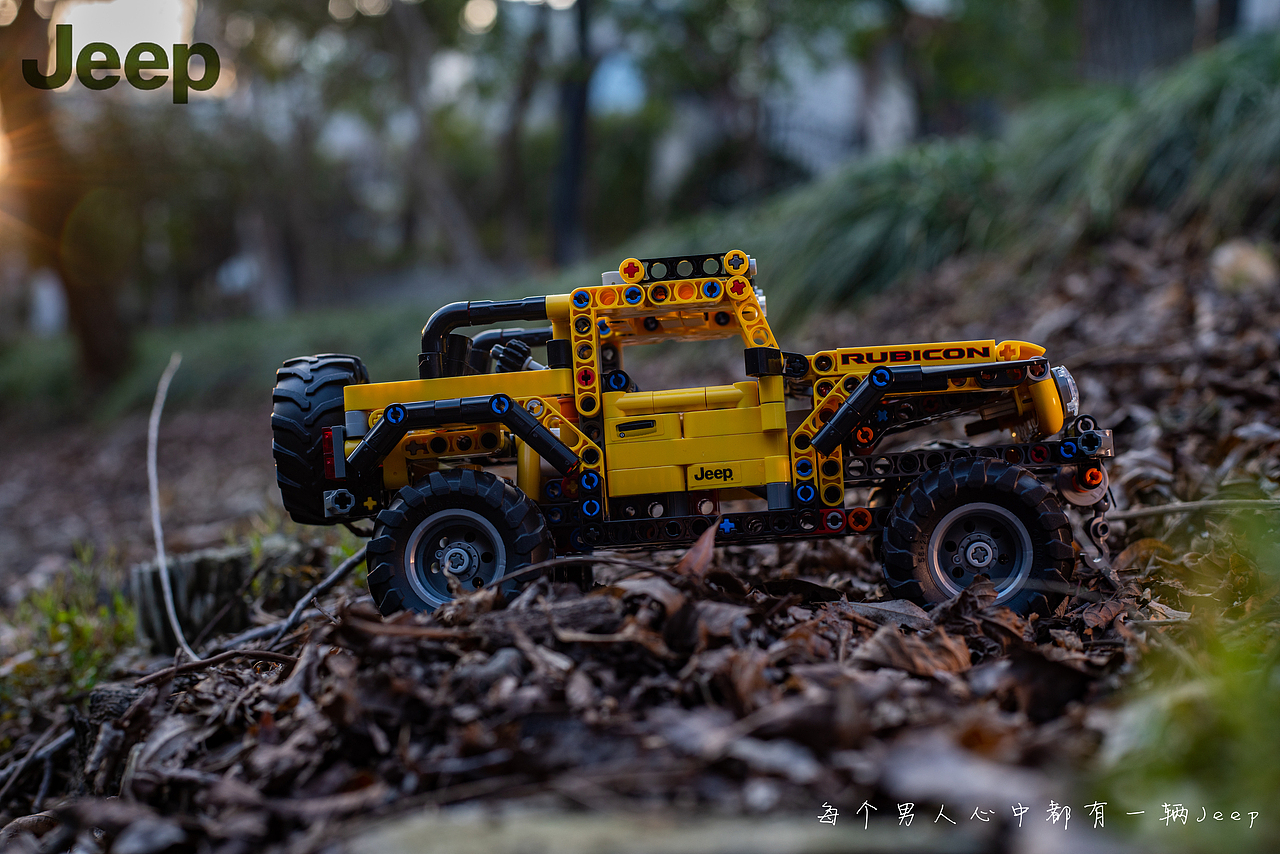JEEP乐高积木拼装玩具拍摄