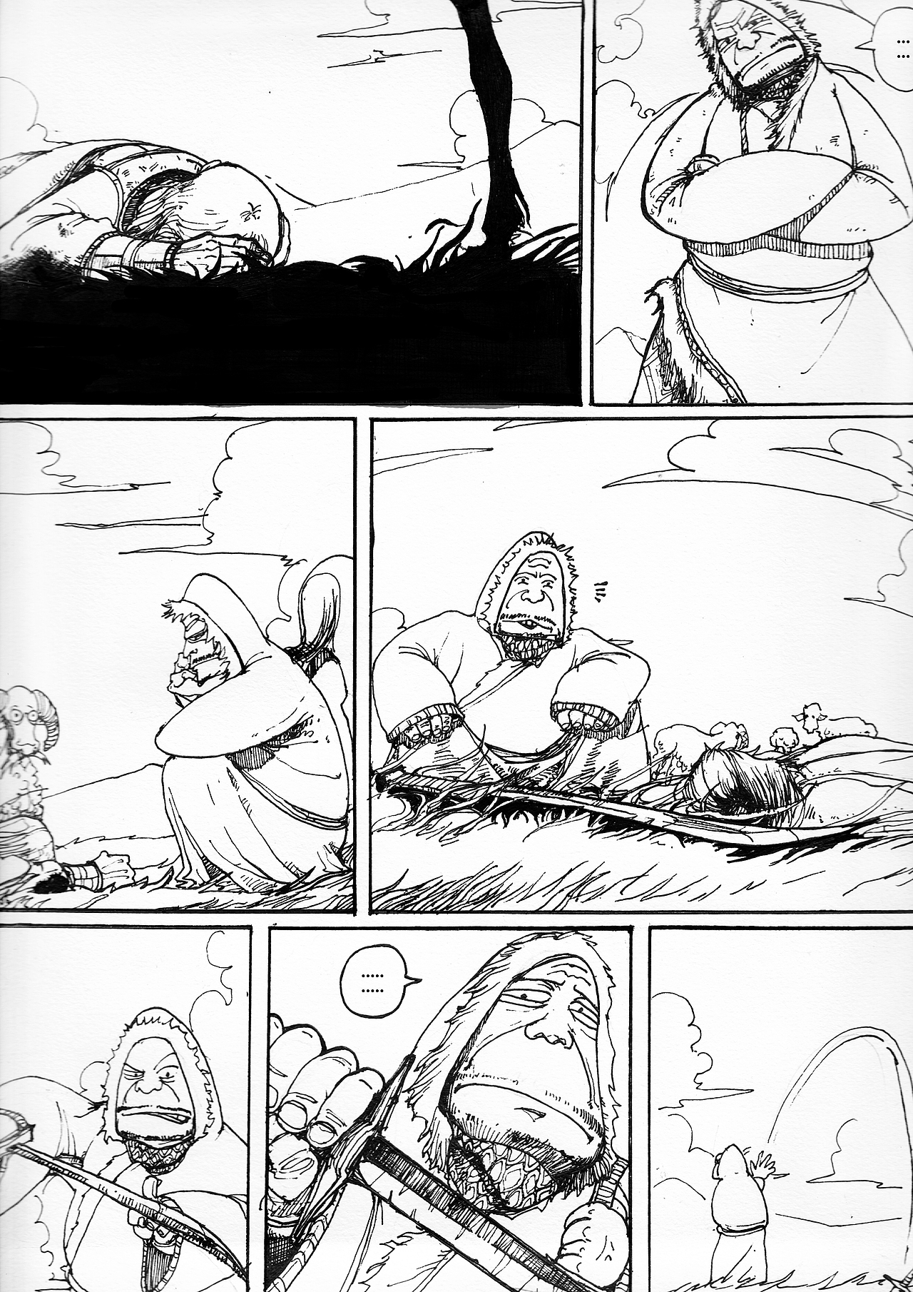 漫画《疯狂草原人》01（图ZMTE3MzUwMTY=） - 中/长篇漫画 - 站酷设计师Edwarde_Liu原创素材 - 站酷ZCOOL