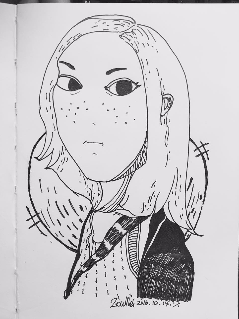 每日一画（图ZNjY1OTExOTY=） - 创作习作 - 站酷设计师AMEI阿美原创素材 - 站酷ZCOOL