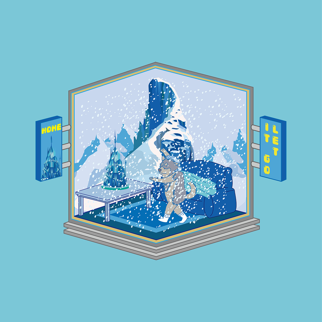 毕业设计 | GO+HOME插画设计#青春答卷2018#（图ZMTI1MDMwNDA4） - 艺术插画 - 站酷设计师凡不高_vannogogh原创素材 - 站酷ZCOOL