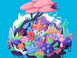 从2017开始的节气插画