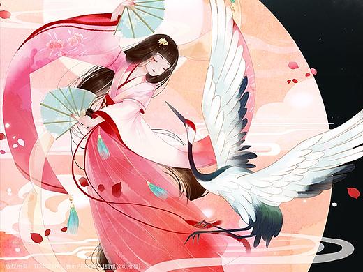 女生节古风文艺插画
