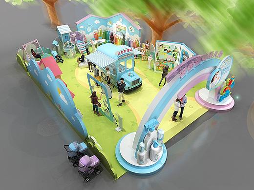 儿童教育路演3d效果图设计