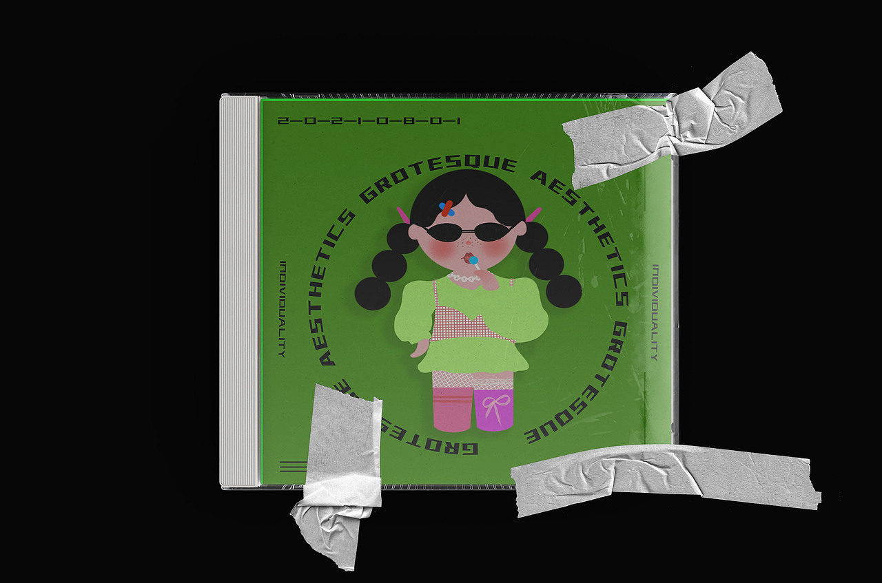 怪诞女孩（图ZMjY1MzAxODMy） - IP形象 - 站酷设计师張_蛋花HA原创素材 - 站酷ZCOOL