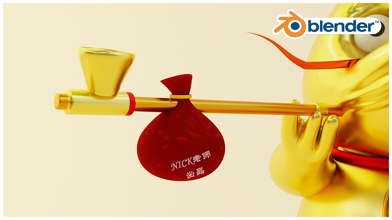 《金二爷》Blender雕刻作品（图ZMzE4ODU1NzUy） - 人物/生物 - 站酷设计师Nick老师原创素材 - 站酷ZCOOL