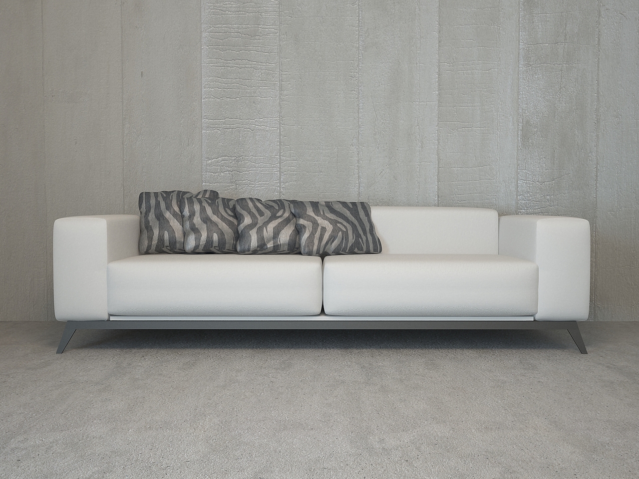 现代沙发——尚白