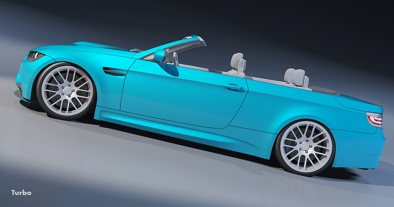 BMW M3-convertible E93 建模练习