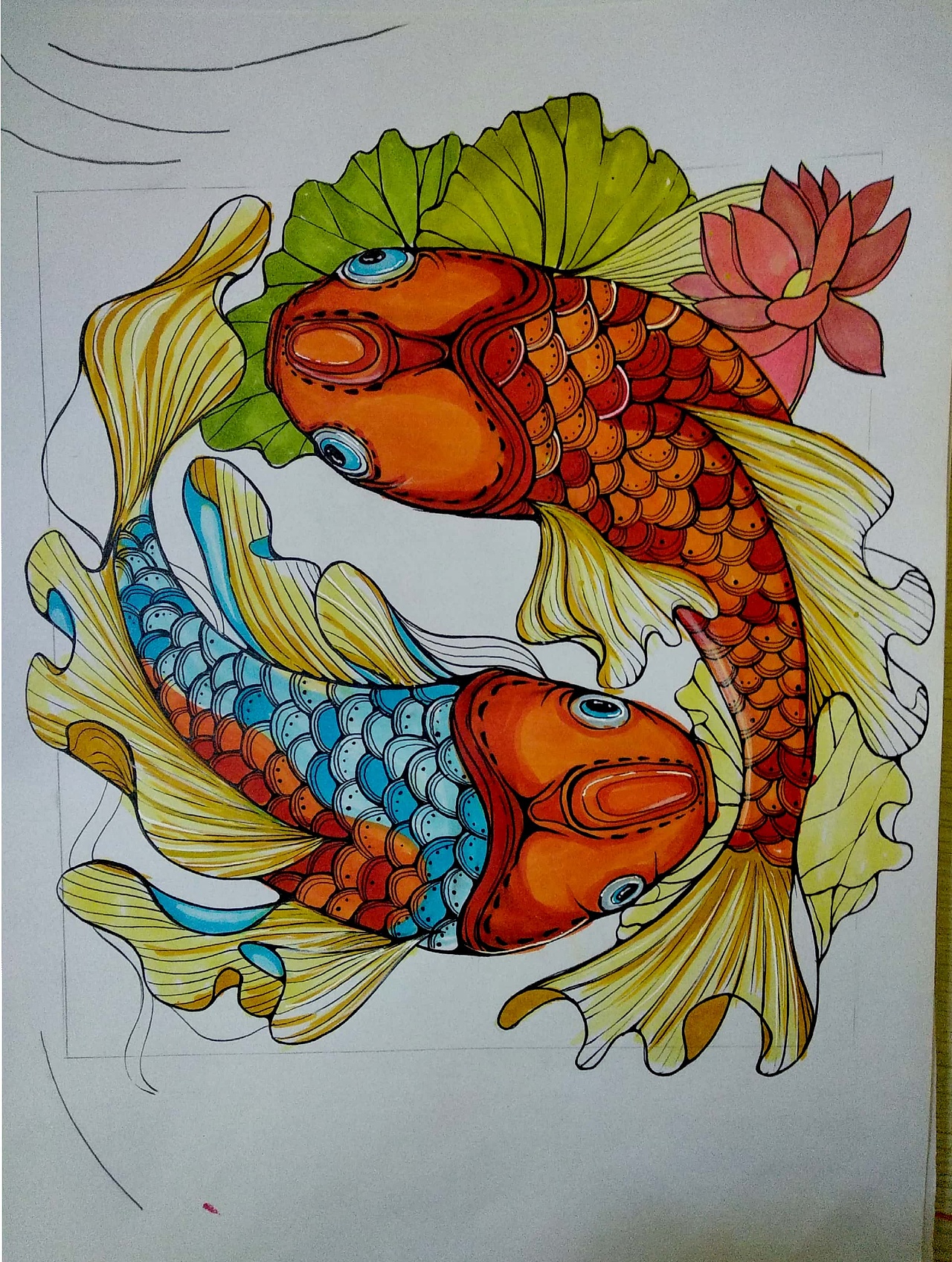 考研视觉传达设计/马克笔手绘|平面|图案|汪元磊_原创作品-站酷zcool