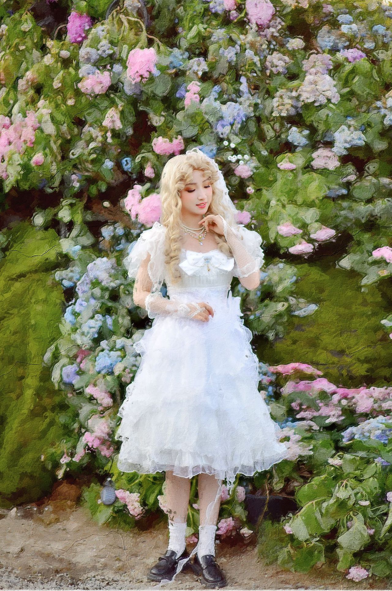 莫奈花园（图ZMzY5MTkxODk2） - 人像摄影 - 站酷设计师摄影爱好者江枫原创素材 - 站酷ZCOOL