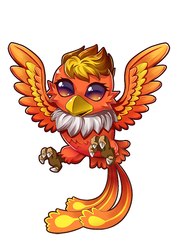 q版 神兽角色设计