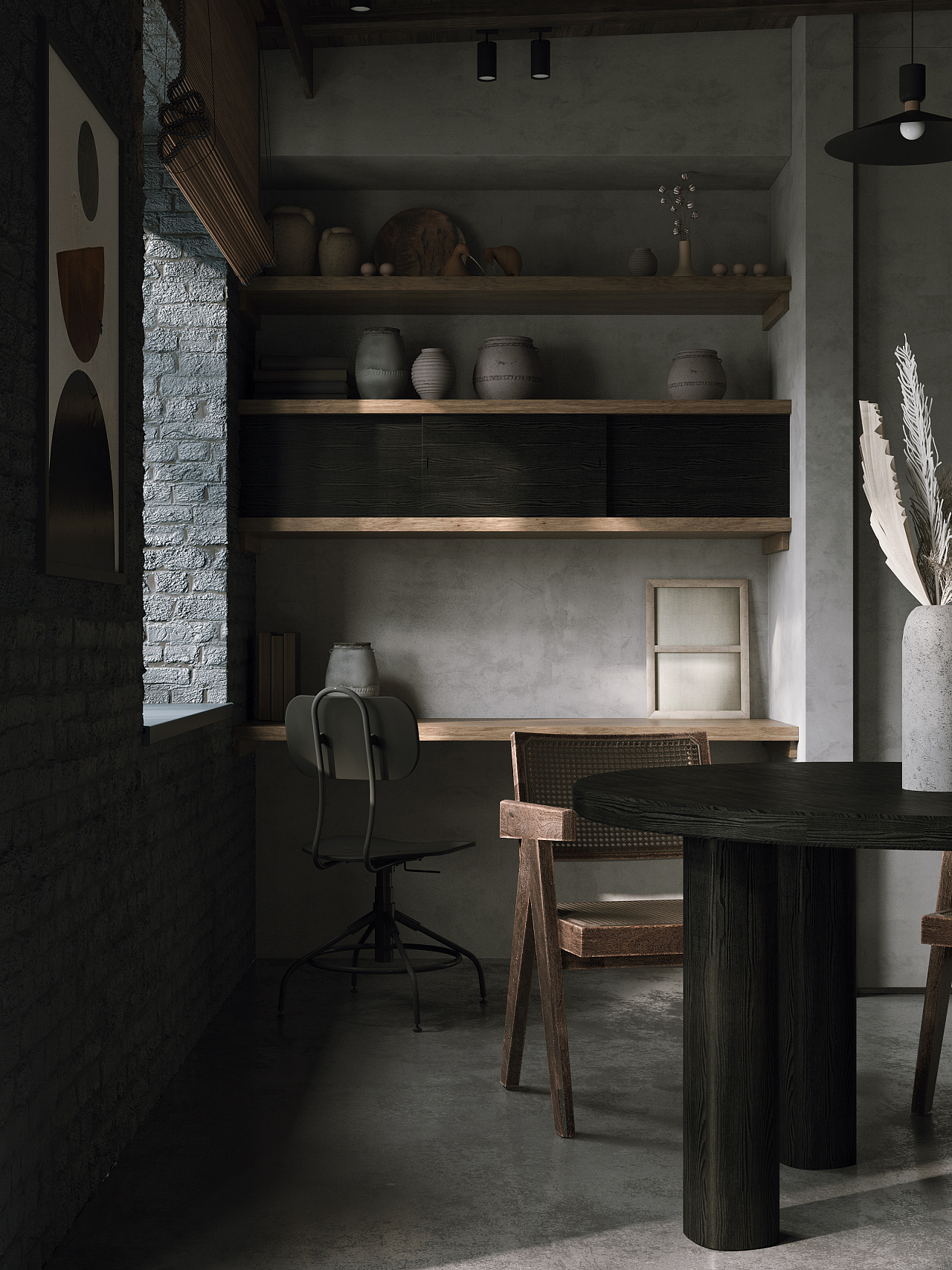 侘寂风效果图表现