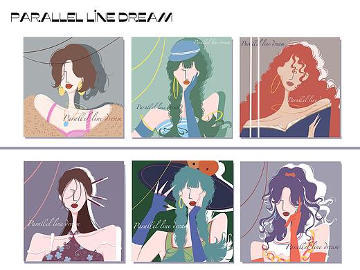 《平行線的夢》（個人主頁-ZNTY0ODQ1NjA=） - 商業(yè)插畫 - 站酷設計師簡森插畫原創(chuàng)素材 - 站酷ZCOOL