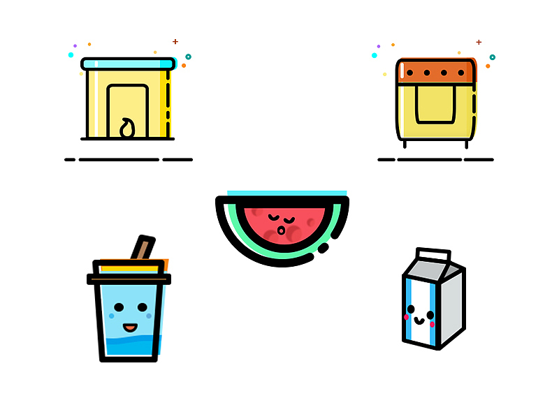 描边风格图标MBE