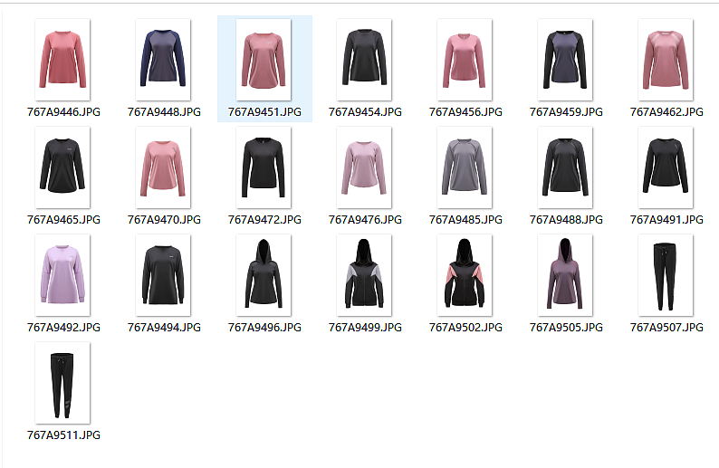 广州金也摄影公司|电商平台服装拼拍挂拍3D镂空拍摄