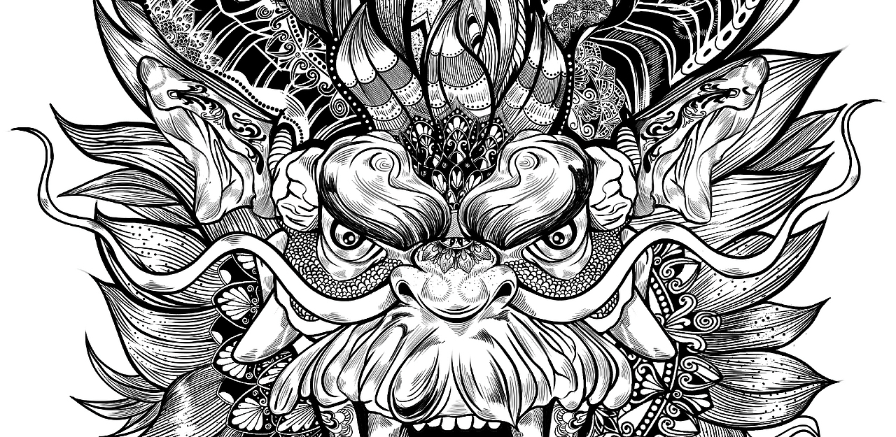 《十二生肖—辰龙》｜创意插画