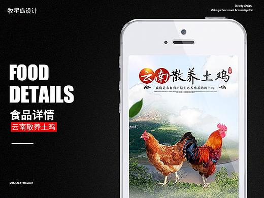 食品详情页 云南散养土鸡