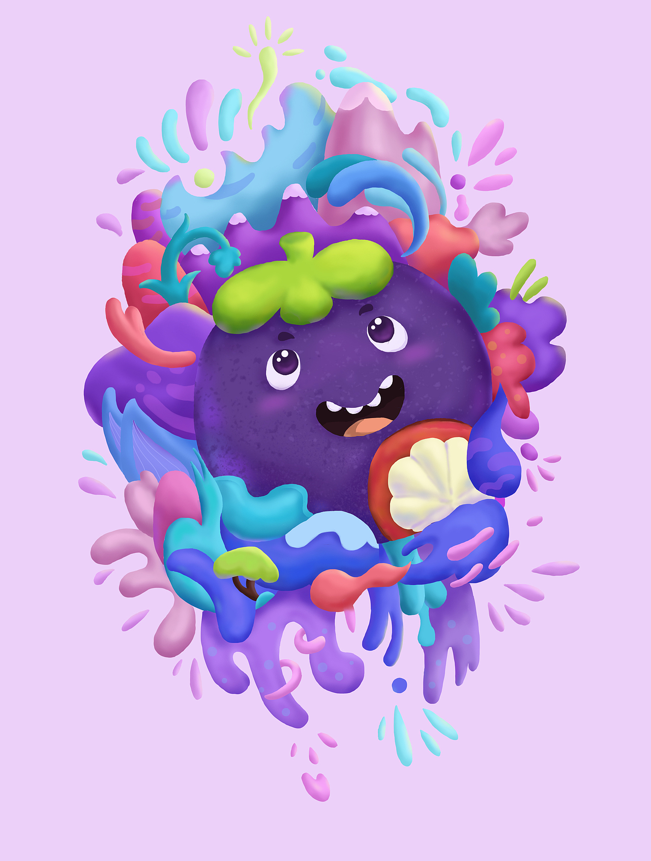 水果口味饮料包装原创插画设计（图ZMjAwMjgyNDky） - 商业插画 - 站酷设计师马马也原创素材 - 站酷ZCOOL