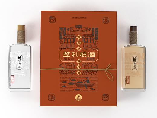 监利粮酒风物装包装设计