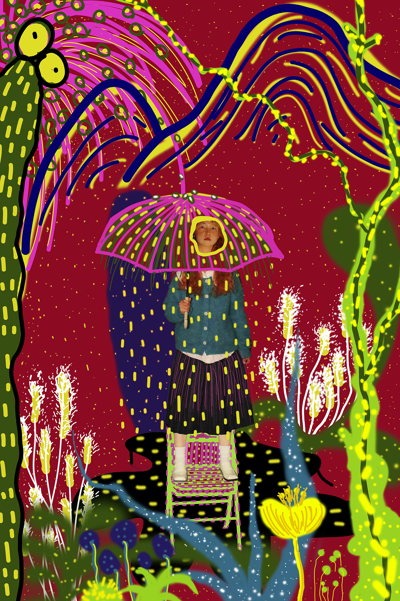 攝影PS繪畫（圖ZMzI0NDIzMDg0） - 新銳潮流插畫 - 站酷設計師野人鳥叔studio原創(chuàng)素材 - 站酷ZCOOL