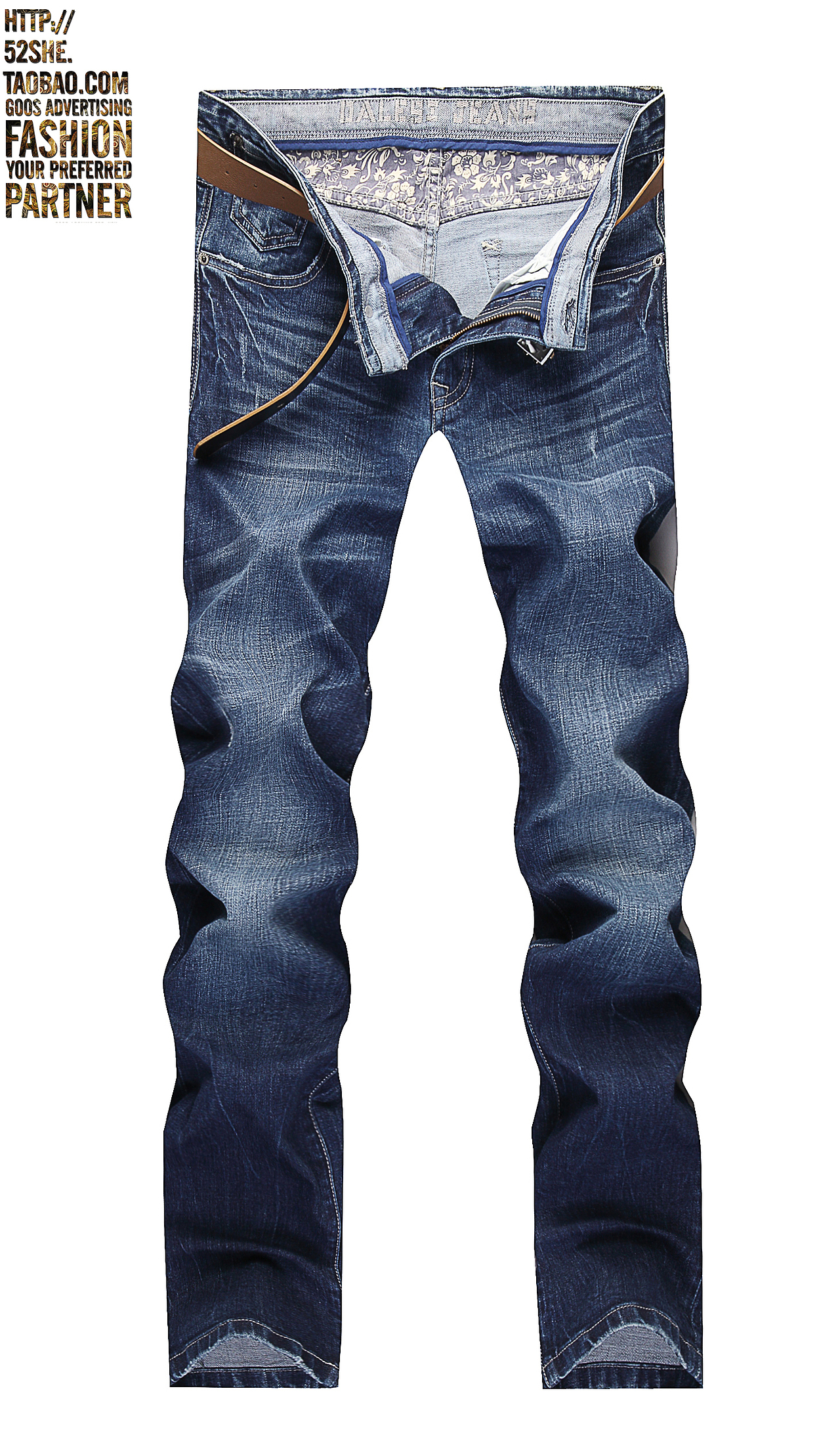 淘宝摄影产品服装摄影 男装牛仔裤平铺拍摄 裤子挂拍网拍拍照拍摄