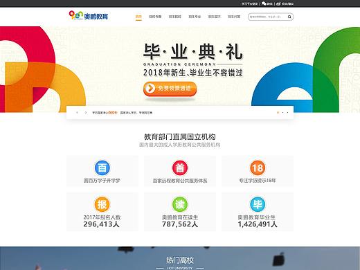 學(xué)校官網(wǎng)（正在上線中）（個(gè)人主頁-ZMzA4NjU4OTY=） - 企業(yè)官網(wǎng) - 站酷設(shè)計(jì)師Mandy_Lucky原創(chuàng)素材 - 站酷ZCOOL