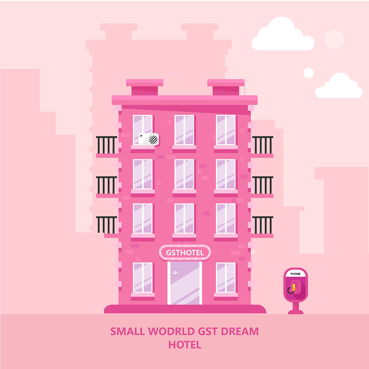 扁平类插画（图ZMjUzNjEzMTMy） - 新锐潮流插画 - 站酷设计师朝阳升原创素材 - 站酷ZCOOL