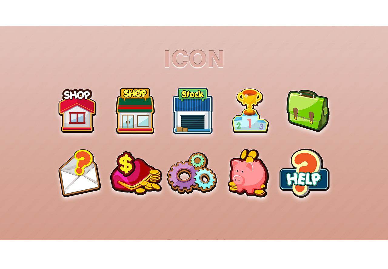 平板游戏界面+icon（图ZNzQ0NDEwMA==） - 图标 - 站酷设计师doris511原创素材 - 站酷ZCOOL